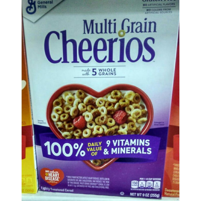 

CHEERIOS CEREAL MULTI GRAIN 255 GRAM