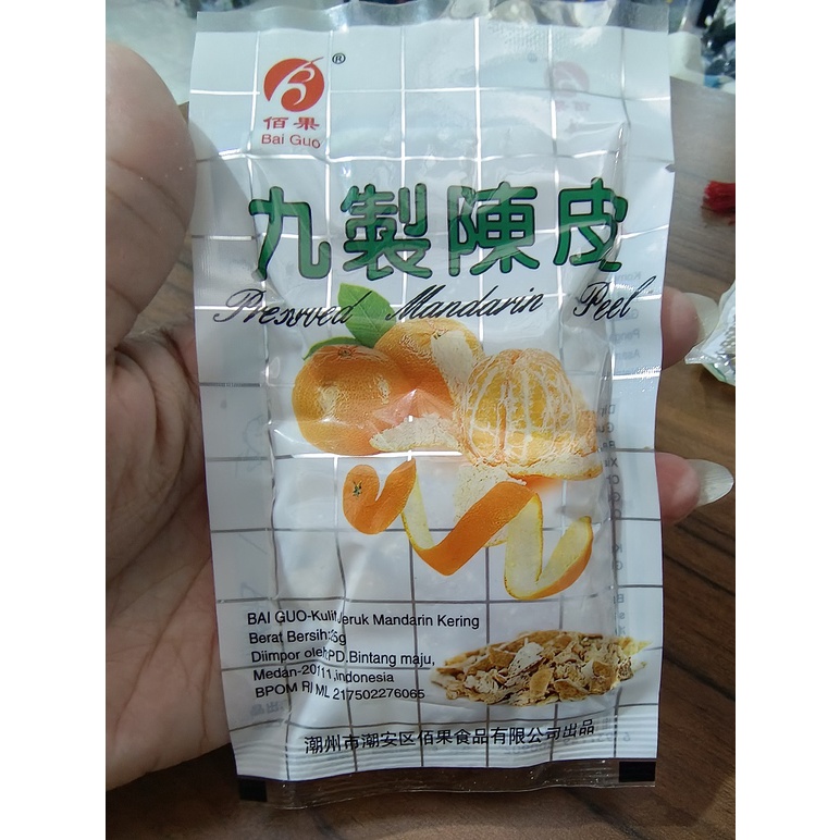 

Manisan Permen kulit Jeruk Mandarin PEEL 25GR Preserved Mandarin PEEL