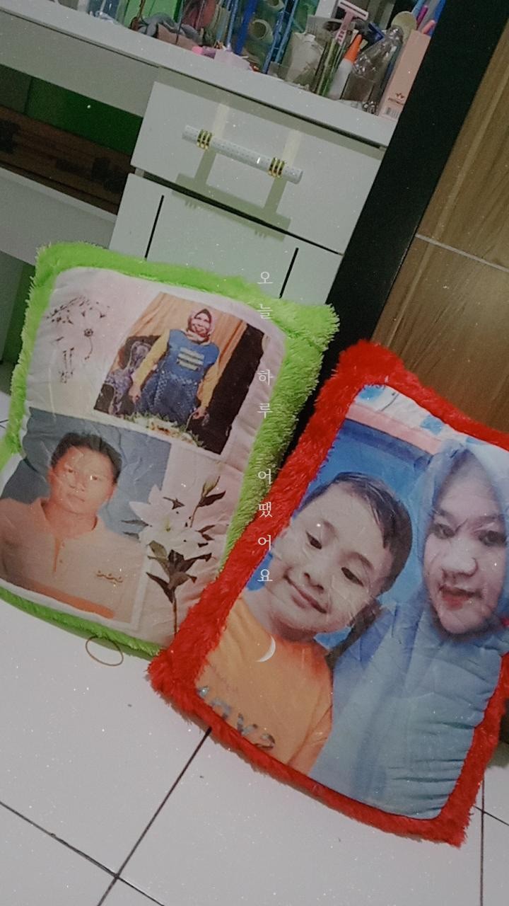 Bantal Foto / Bantal Print / Cuci Foto