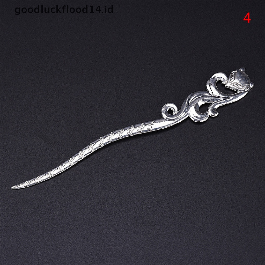 [OOID] Hair Sticks Pins Silver Alloy Geometric Headbands Lady Hair Clip Accessories New ID