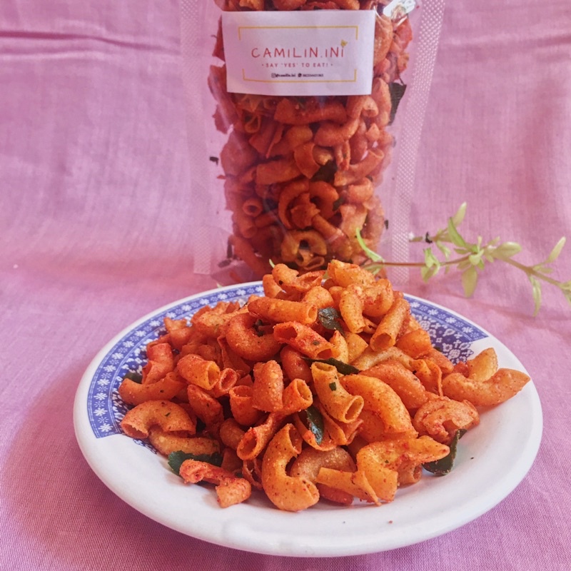 

Makaroni pipa pedas daun jeruk