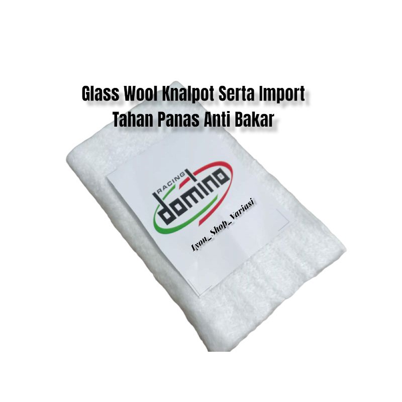 GlassWool Gas Wool Gaspul Knalpot Tahan Panas Anti Bakar Import tebal