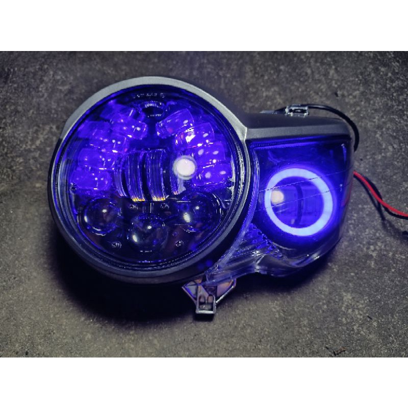 Headlamp Tiger Revo lampu Tiger Revo lampu Tiger pece set daymaker 16led lampu kota biru dan daymake