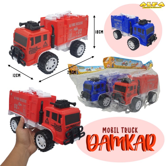 Toko Mainan ALFA Truck Damkar Fire Rescue AK07