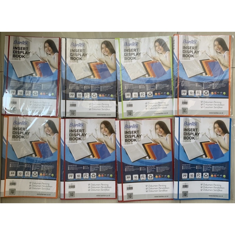

Bantex Insert Display Book PP A4 10 pockets