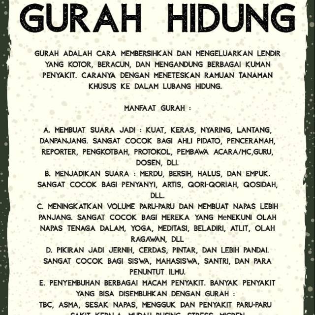 Jasa Terapi Gurah Hidung Atau Suara Gurah Bisa Dipanggil Ke Rumah Jasa Terapi Kesehatan Shopee Indonesia