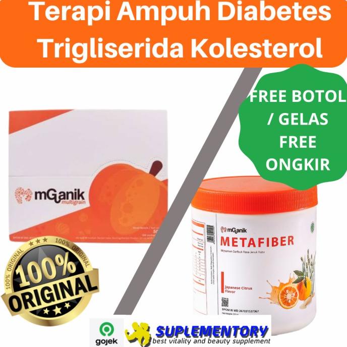 PROMO mGanik Multigrain Obat Herbal Penurun Gula Darah Diabetes ASLI Asli