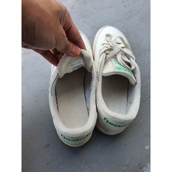 REEBOK CLASSIC CLUB C 85 VINTAGE WHITE GREEN