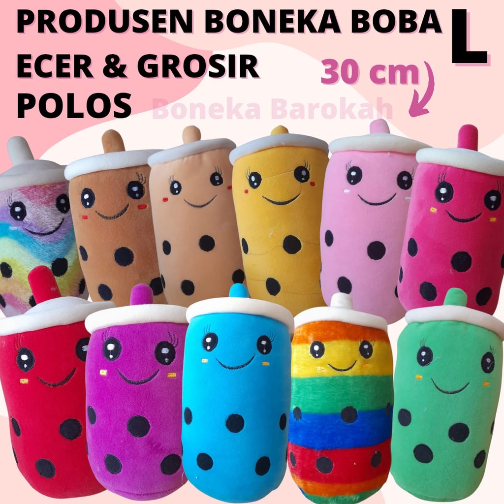 [BISA COD] Boneka | Boneka Boba | Boba | Mainan anak | Boneka lucu | Milk Boba
