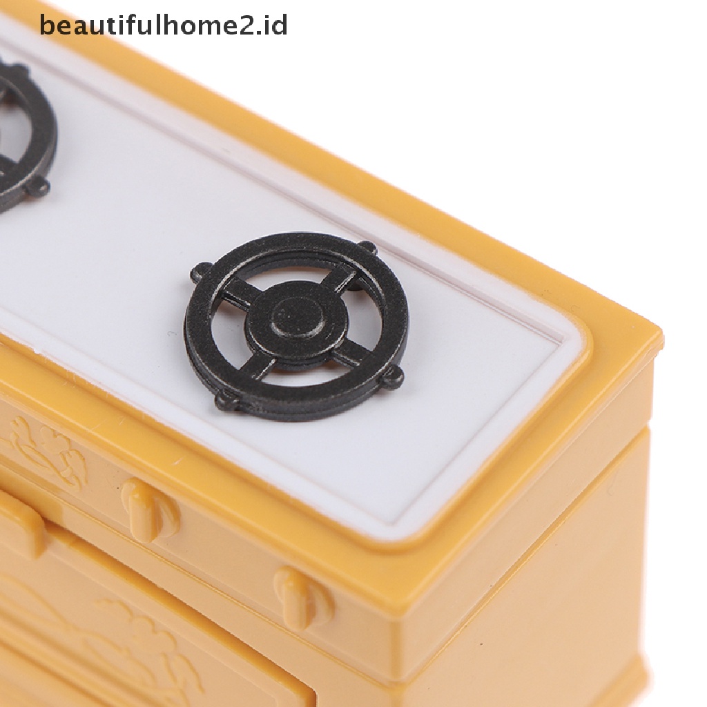 (beautifulhome2.id) Miniatur Kulkas Untuk Aksesoris Dapur Rumah Boneka