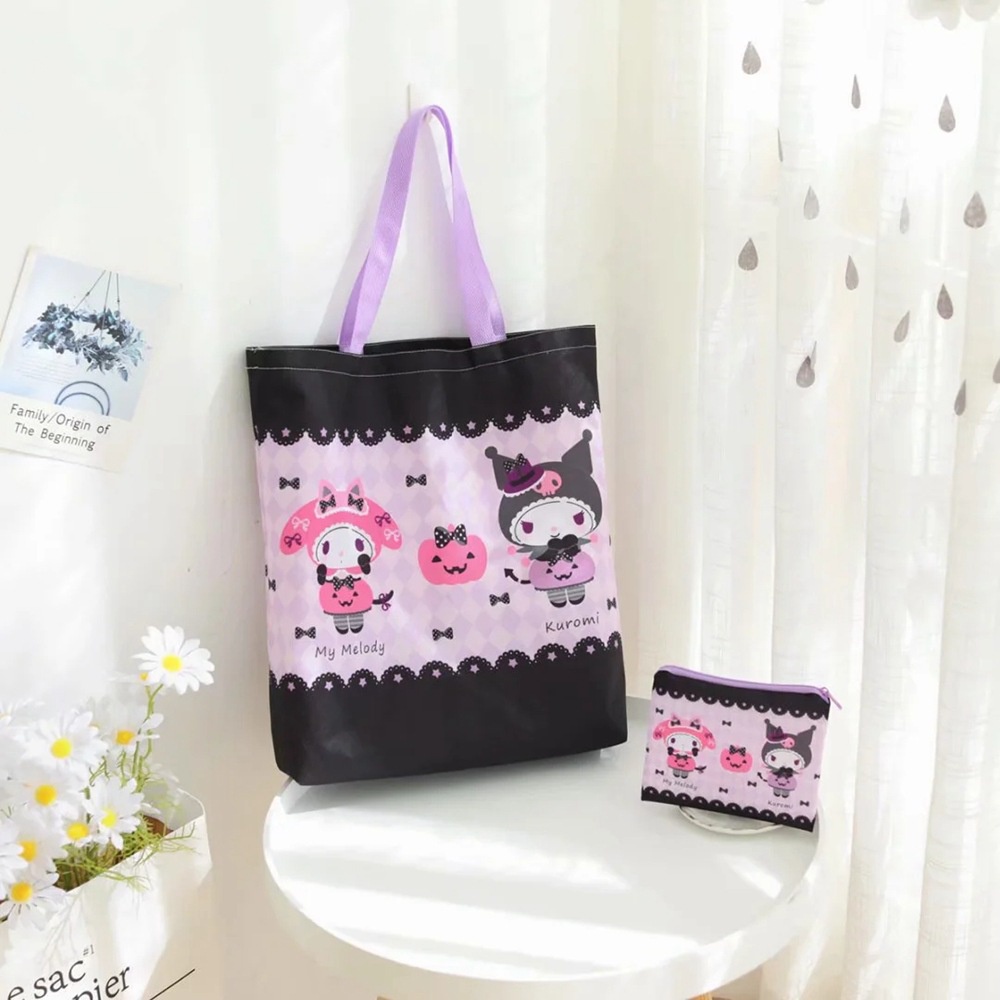 Tas Belanja Lipat Karakter Lucu Tas Tenteng /  Totobag / Tas Tenteng  / Tas Go Green