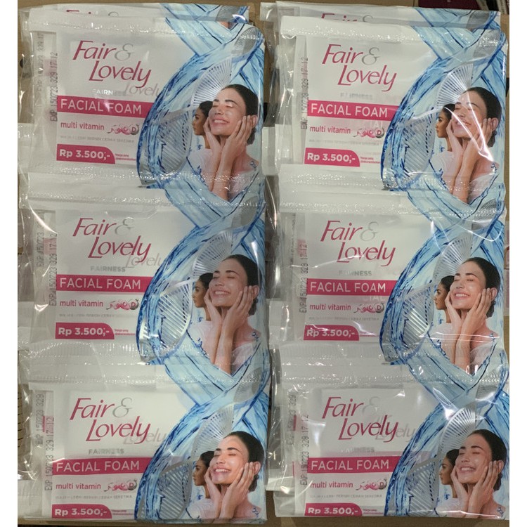 Fair &amp; Lovely Facial Foam (Sachet)