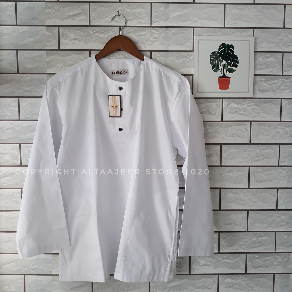 BAJU KOKO OBLONG PUTIH