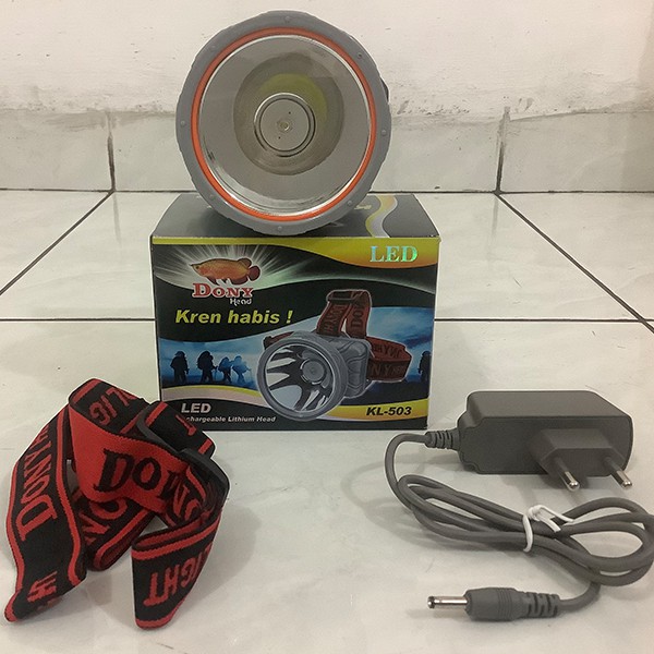 Senter Kepala Cas Murah 5W LED Dony KL-503