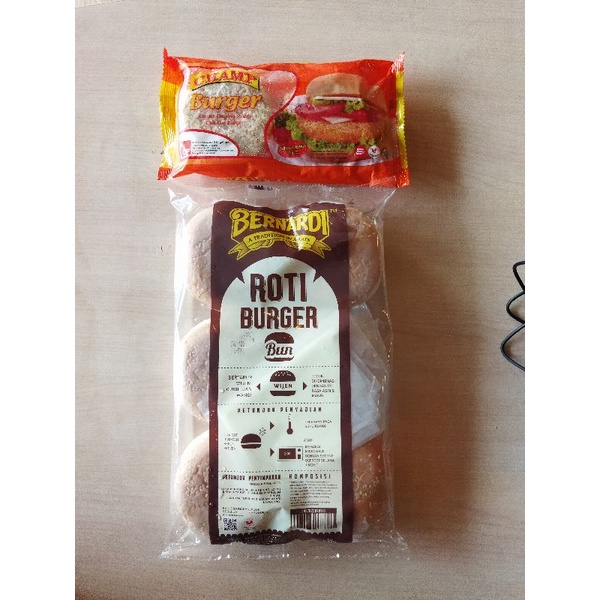 

Paket Burger Hemat Roti Burger Bernardi + Champ Burger isi 6 pcs