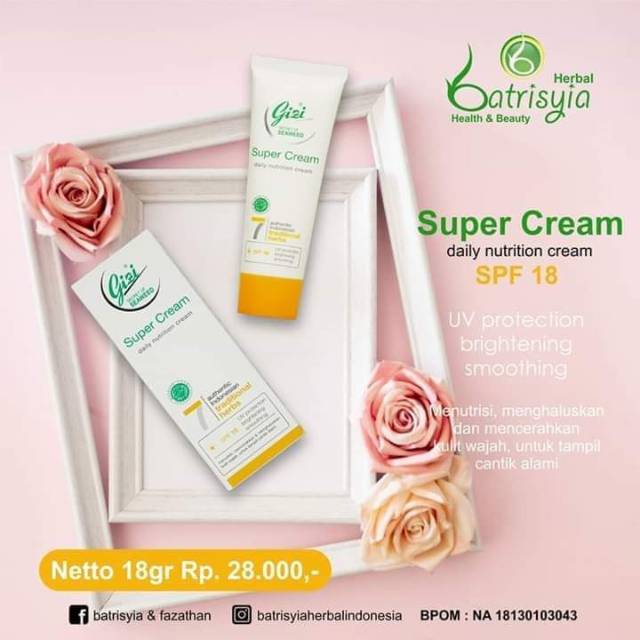 Gizi Day cream / untuk kulit normal