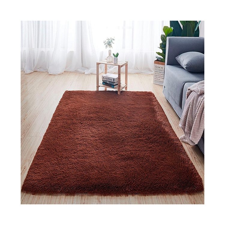 Karpet Minimalis Anti Slip Karpet Bulu Tebal Ruang Tamu Ruang TV Kamar Tidur Kamar Kosan Uk.60x120cm