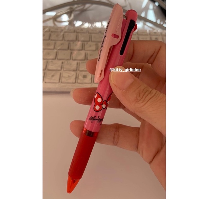 

bolpen minnie mouse isi 3 warna tokyo disneyland