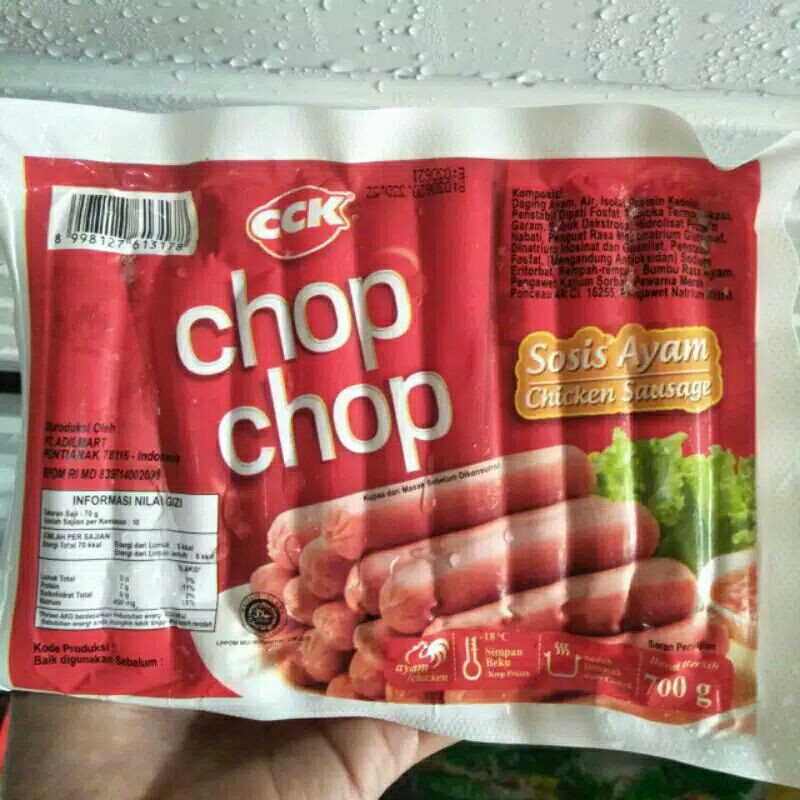 

CCK Chop Chop Sosis Ayam 500gr - Chicken Sausage