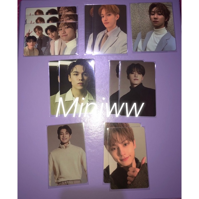 Seventeen Trading Card Incomplete Wonwoo Dokyeom The8 Vernon Jun Dino