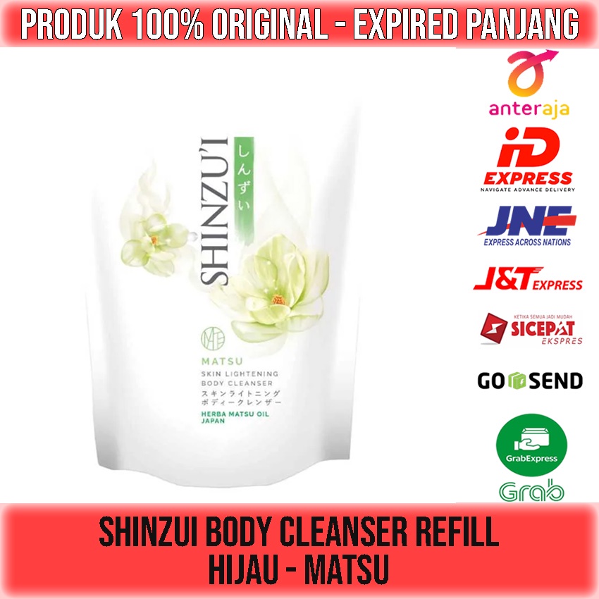 SHINZUI Skin Lightening Body Cleanser 200ml 400ml Refill Sabun Mandi Cair Shinzu'i Kirei Matsu