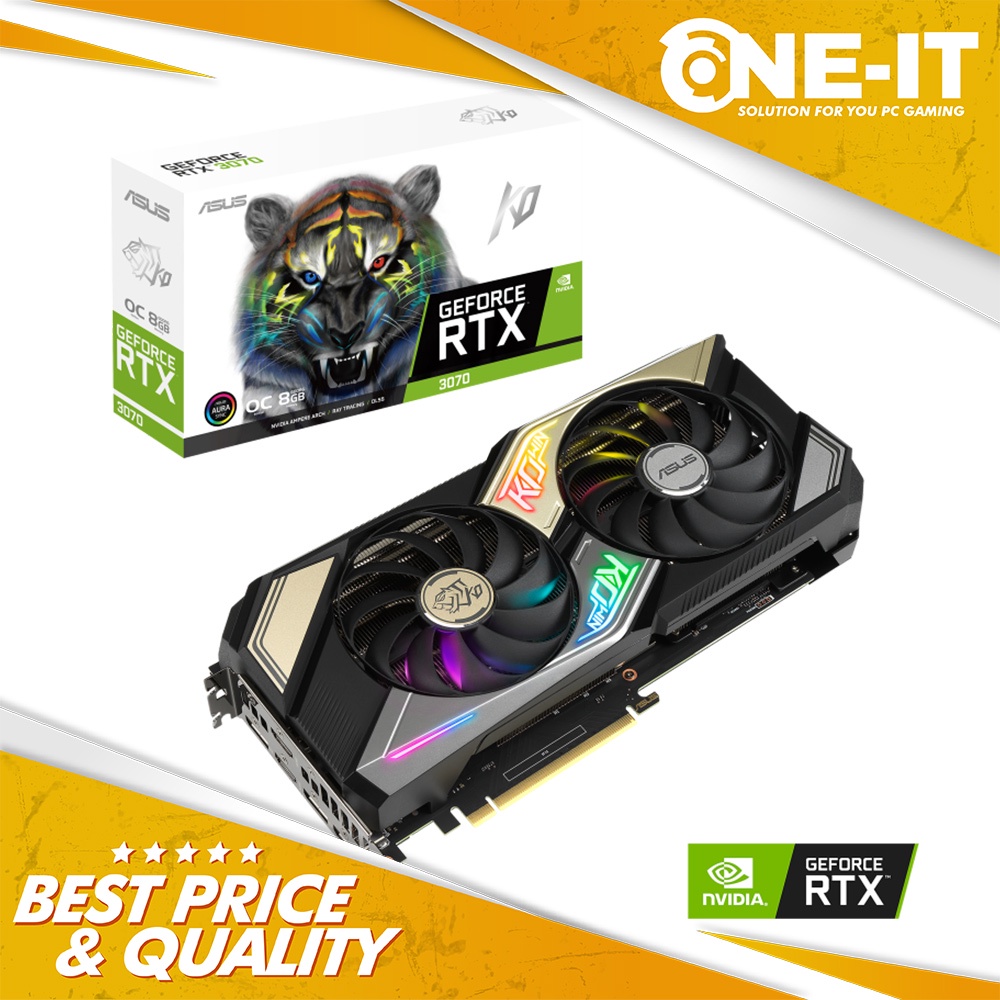 VGA ASUS KO GeForce RTX 3070 OC 8GB GDDR6 LHR