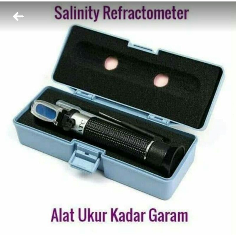 Refractometer atau salinity meter
