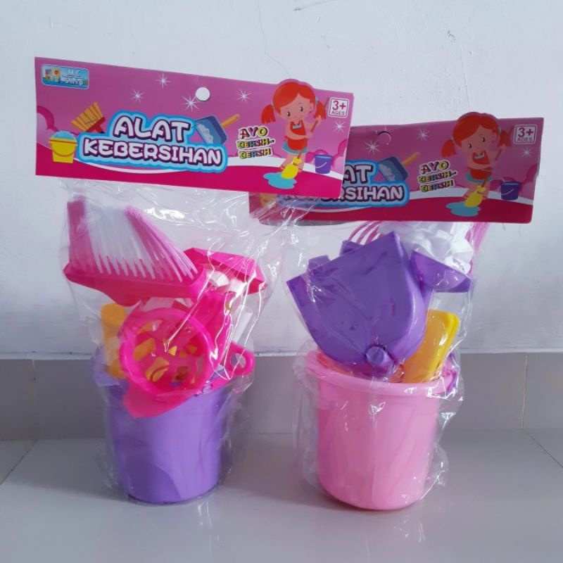 Mainan Alat Kebersihan Edukatif - Cleaning Set Anak Edukasi Clean Car