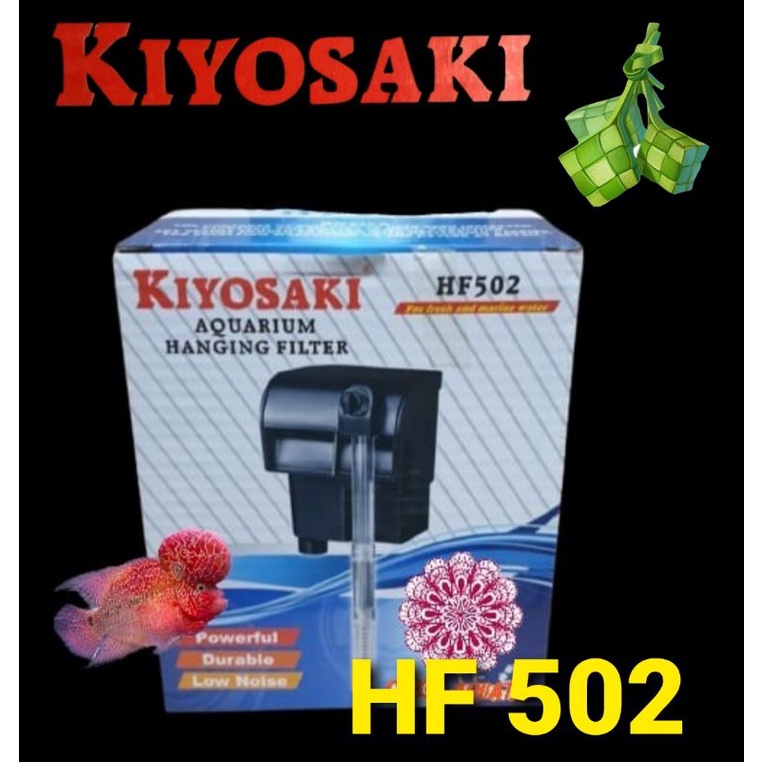 kiyosaki 502 filter gantung aquarium aquascape hangon