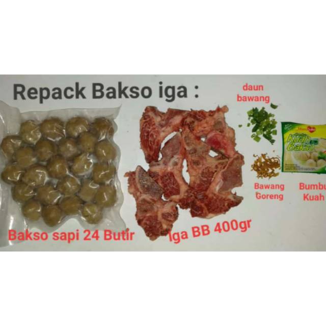 

Bakso iga kuah