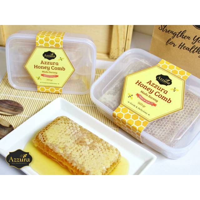 

MADU AZZURA -MADU SARANG - HONEY COMB - PREMIUM ASLI DAN MURNI
