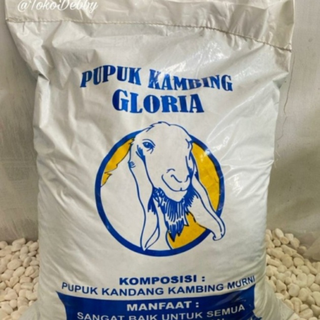 Unik Pupuk Kandang Kambing Gloria 10 kg Murni Subur Pupuk Tanaman Diskon