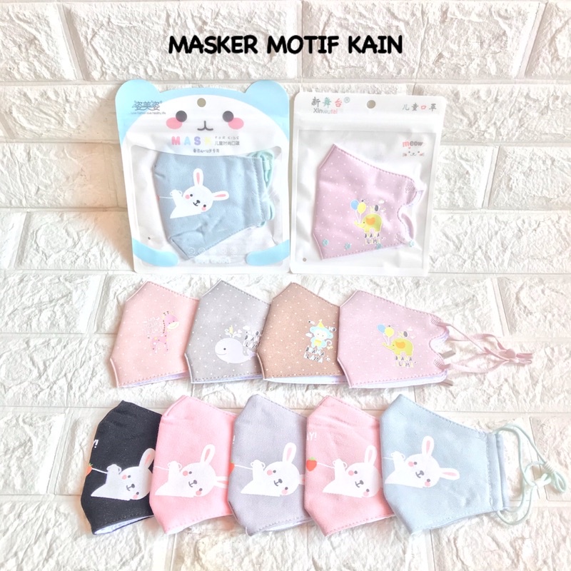 MASKER KAIN MOTIF LUCU