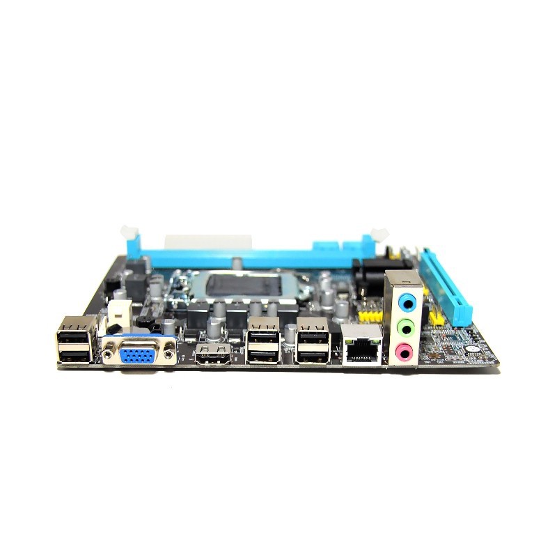 MOTHERBOARD FAST INTEL H61 LGA 1155 WITH 6 PORT USB 2 PORT OUTPUT HDMI DAN VGA BERGARANSI 1 TAHUN