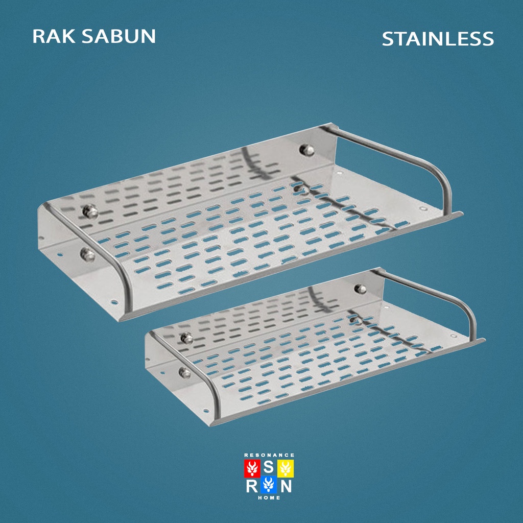 Rak Sabun Kotak Stainless Kamar Mandi / Toilet | Resonance Home