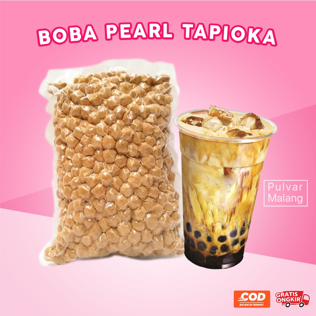 

BOBA PEARL TAPIOCA / BOBA PEARL 250GR / BOBATE ORIGINAL / BOBA INSTAN 250GR / BOBA BROWN SUGAR