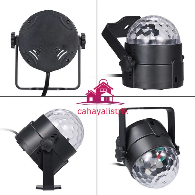 Lampu Disko Magic Ball / Lampu LED RGB 10w MS 689