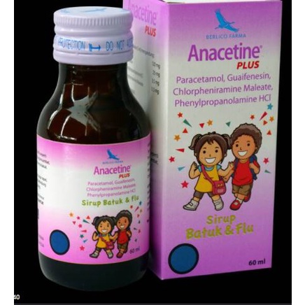 Anacetine Plus syrup obat flu batuk disertai alergi dan batuk berdahak