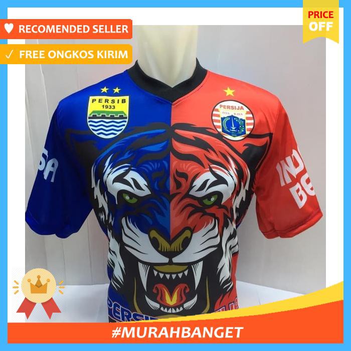 baju kaos jersey perdamaian persib persija pendek 1033 - sepak bola & futsal - jersey bola