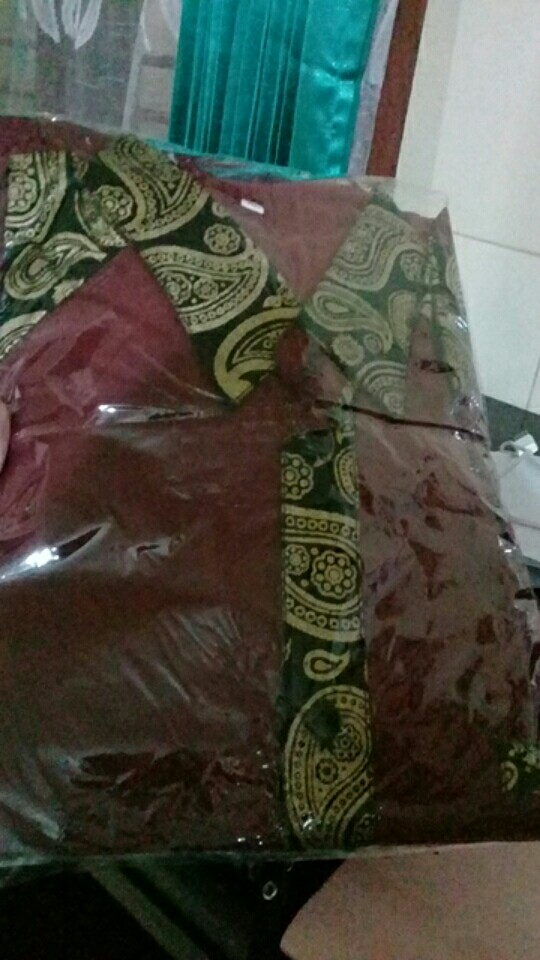Hem Kombinasi Katun Mix Prada App Bahu.size M L Xl.batik Pekalongan