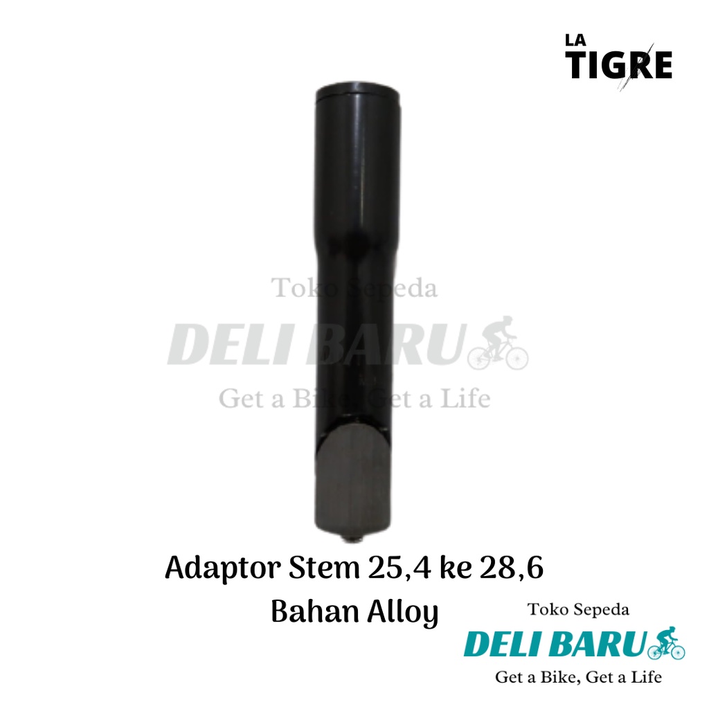 Adaptor stem 25.4 panjang 14 cm sambungan tiang stang sepeda federal