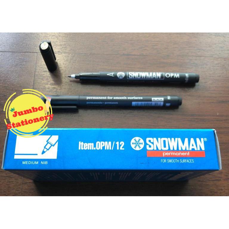 Snowman OPM-Permanent Permanen marker-Water Proof