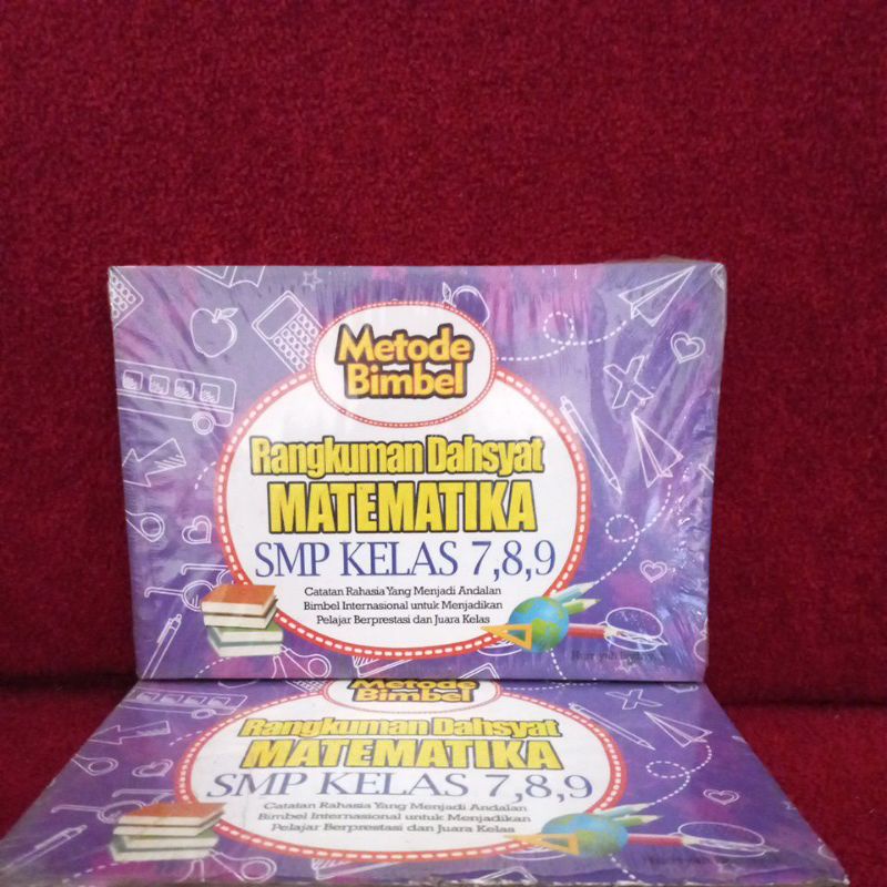 Buku Bimbel - Metode Bimbel Rangkuman Dahsyat Matematika SMP Kelas 7,8,9
