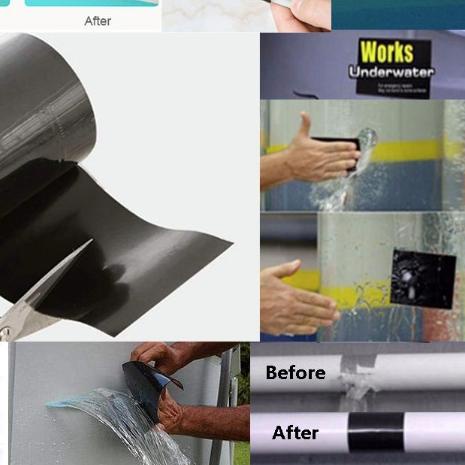 

● FXT Flex Tape Lakban Super Kuat Anti Bocor Anti Air Magic Tape Lakban ◊