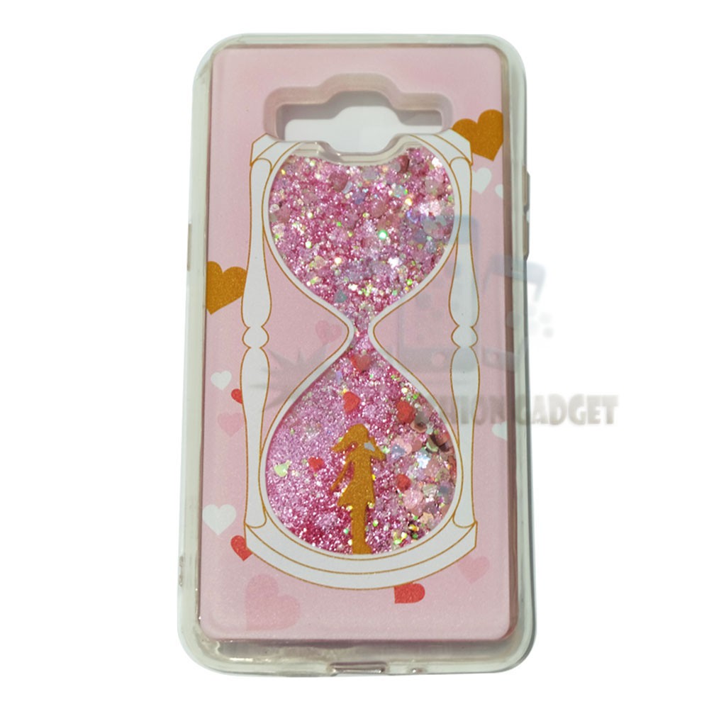 Silikon Samsung Galaxy J7 J700 / Case Water Glitter Blink-Blink / Casing Samsung Galaxy J7 J700