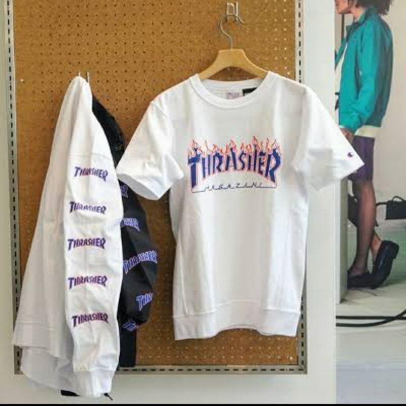 CHAMPION X THRASHER WHITE TEES