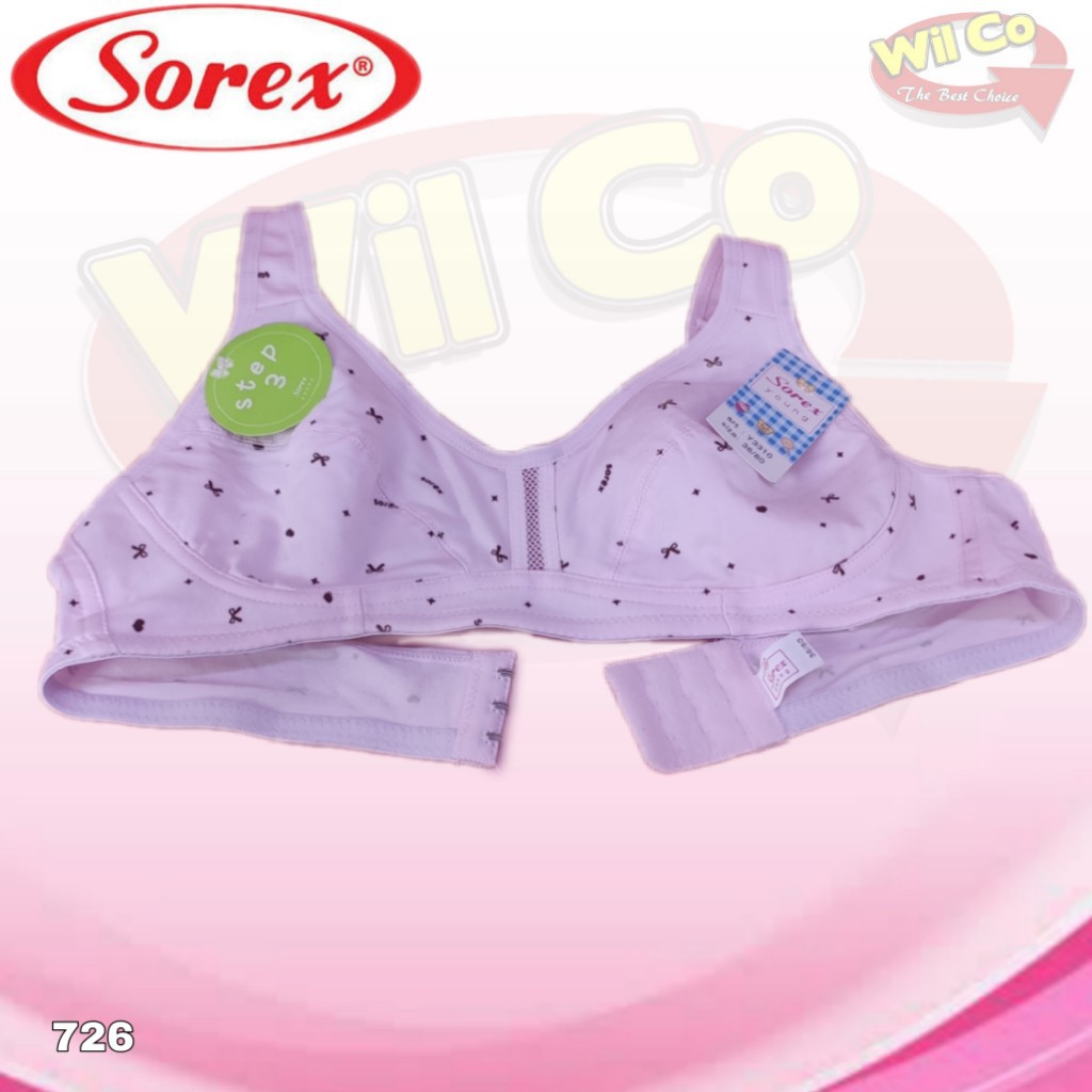 K726 - [Harga Per 1 Pcs] BRA/BH ANAK REMAJA WANITA PAKAIAN DALAM ANAKSOREX BUSA TIPIS TANPA KAWAT  DUA PENGAIT