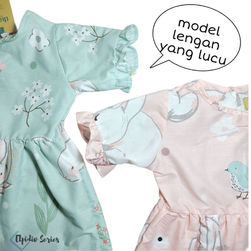 Elpidiv-Dress Anak Motif 2thn-6thn Soft Rayon Premium