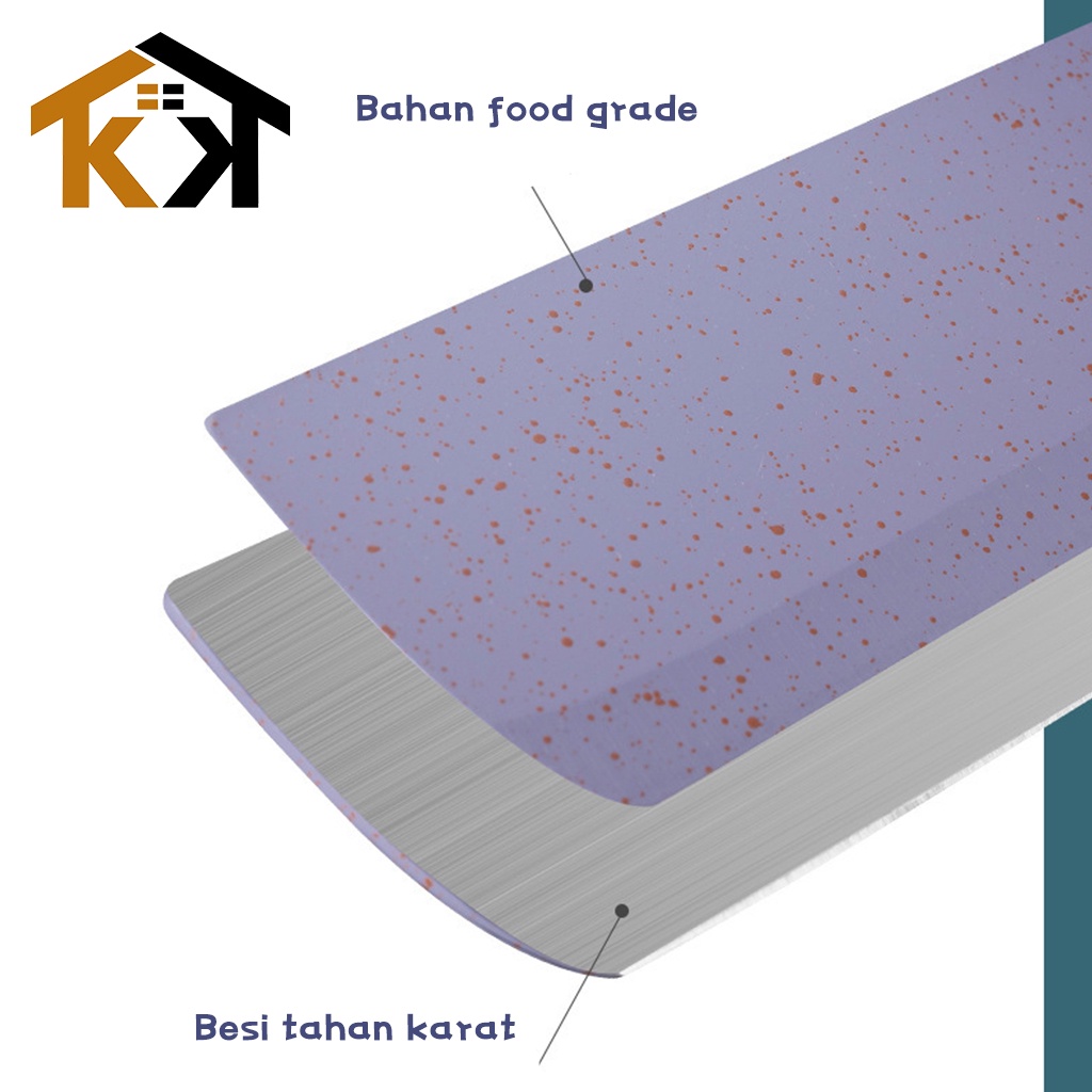 (KK) Pisau Dapur Set Stainless Knife Anti Lengket Isi 6 Pcs / Peralatan Masak Pisau PREMIUM-5