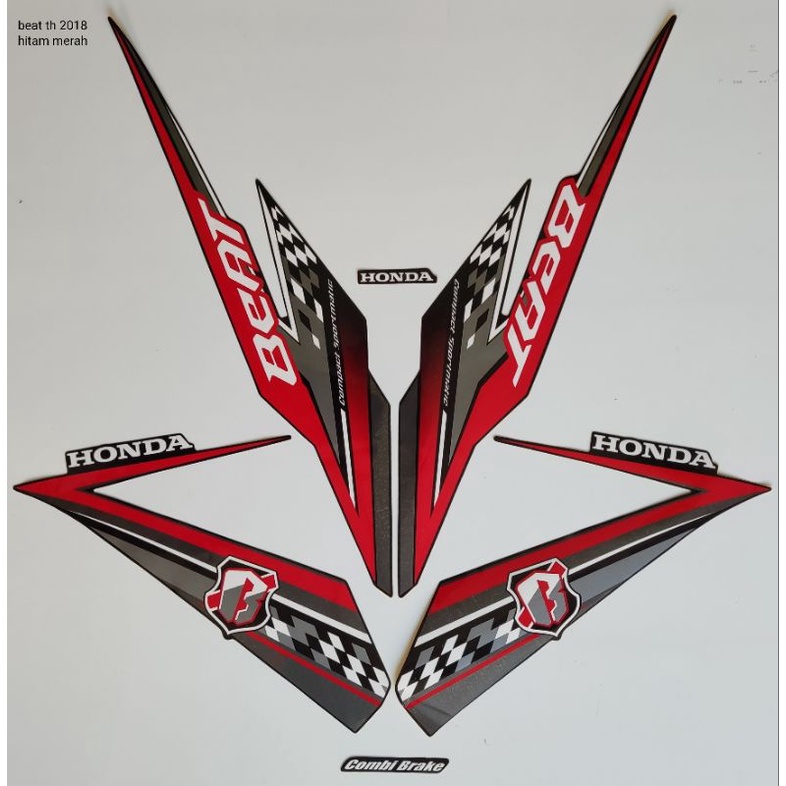 STRIPING ORI HONDA BEAT TH 2018